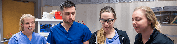 Georgetown University Nursing Students at Clinicals