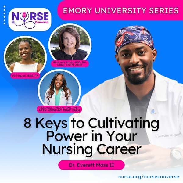 8 Keys to Cultivating Power in Your Nursing Career Podcast Cover Image 